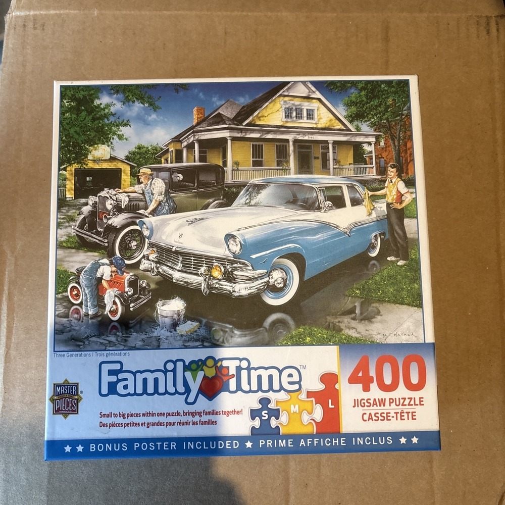 Family Hour Master Pieces 400 Piece Jigsaw Puzzle 24" x 18" New Sealed